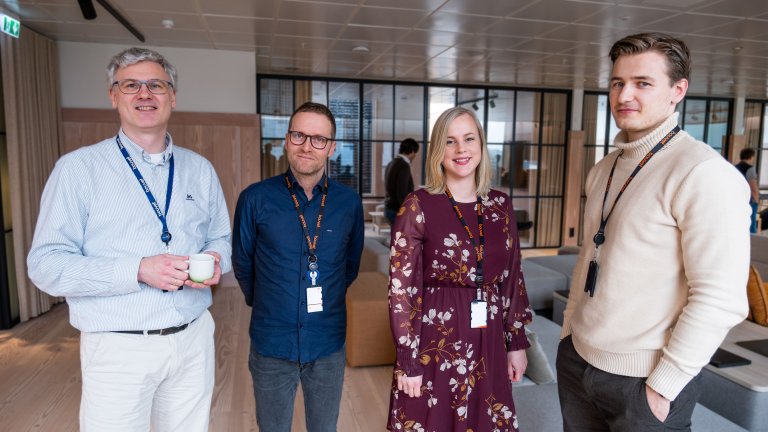 In Rogaland, Bouvet has a large competence environment within 3D and visualization that uses Aveva's tools. Here are four of our colleagues at Bouvets seminar to hear the latest news about AVEVA.